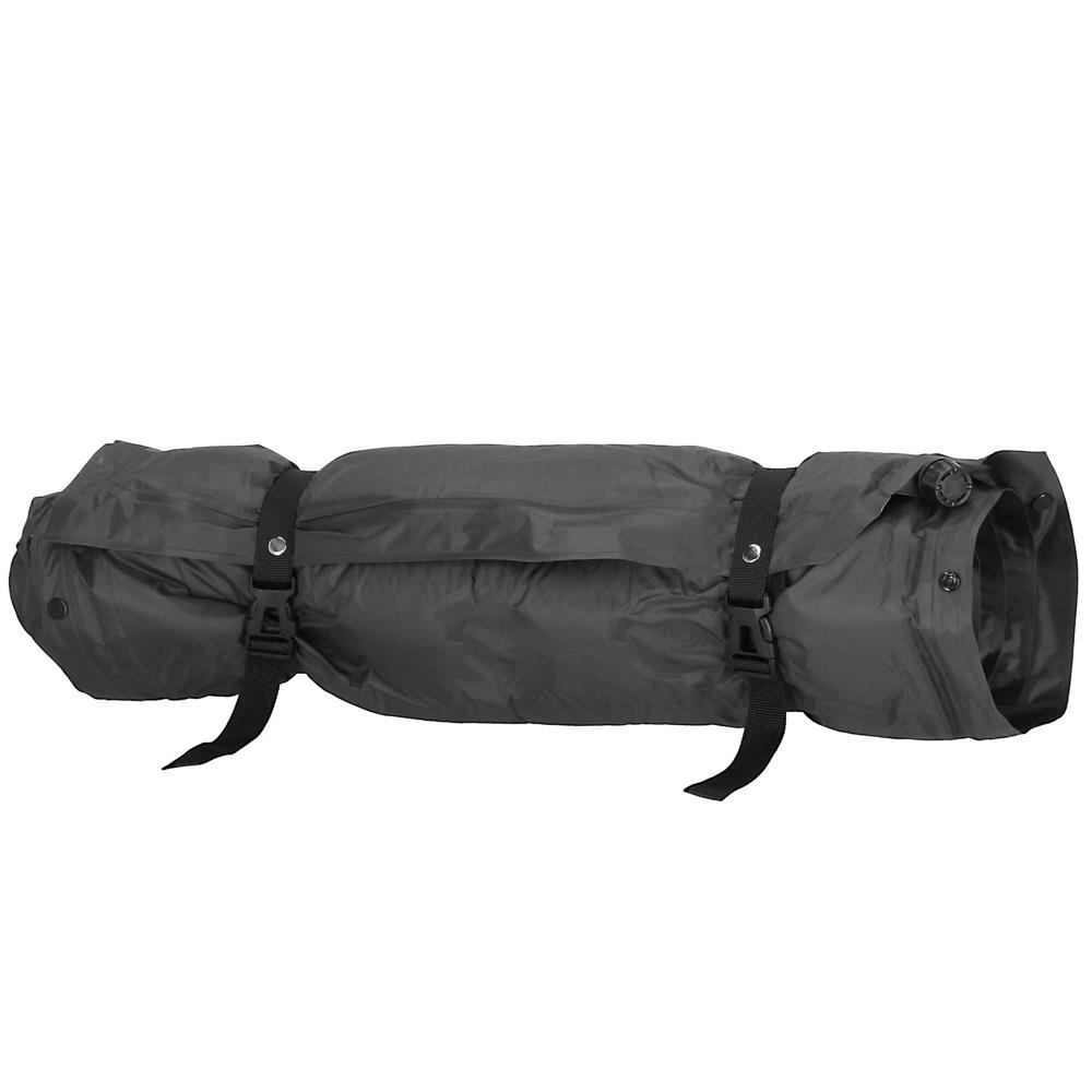 Saltea plabila cu perna din spuma poliuretanica, cu autoumflare, 193x68x3.5cm, gri Household NewTrend
