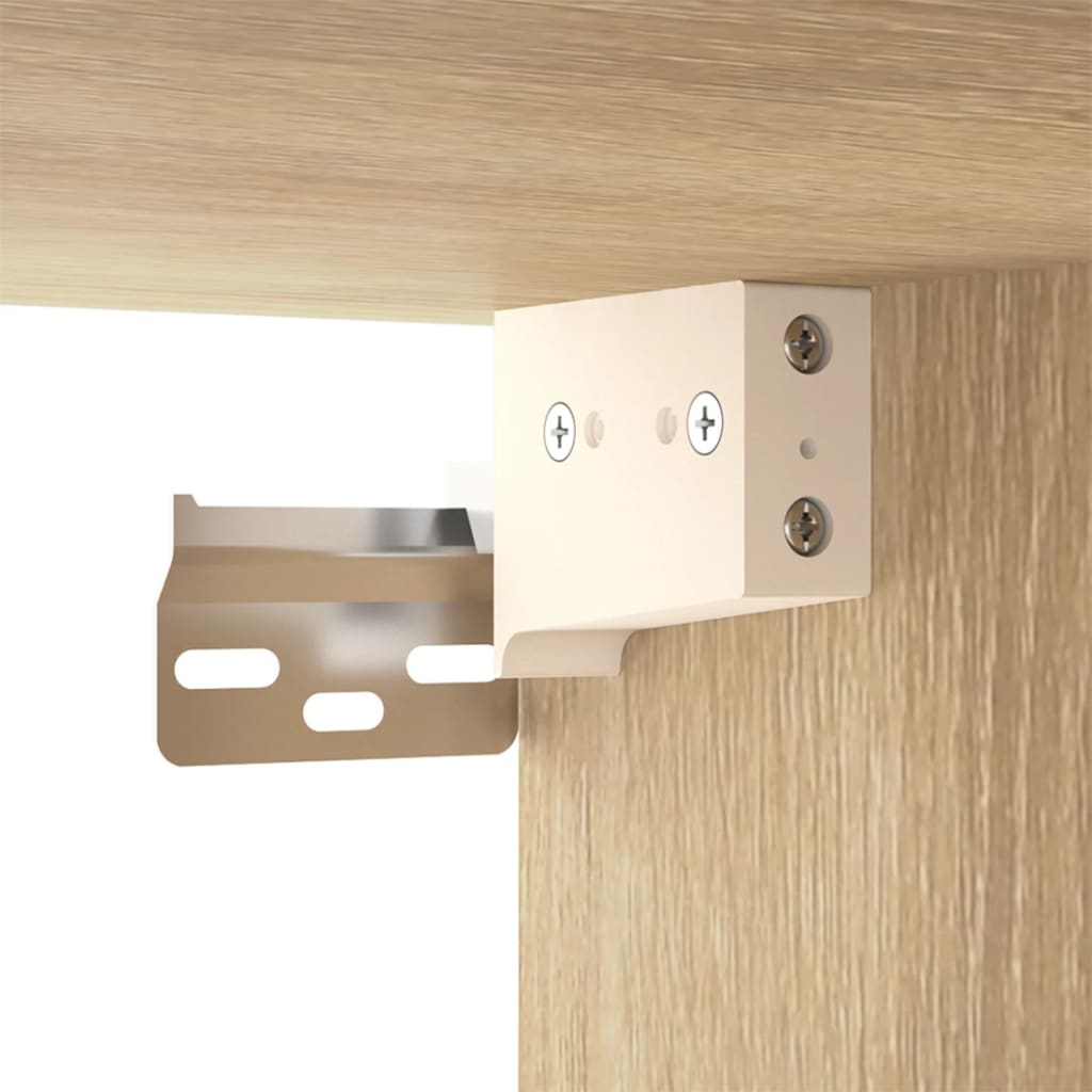Dulapuri TV montate pe perete 3 buc stejar sonoma 80x34,5x40 cm GartenMobel Dekor