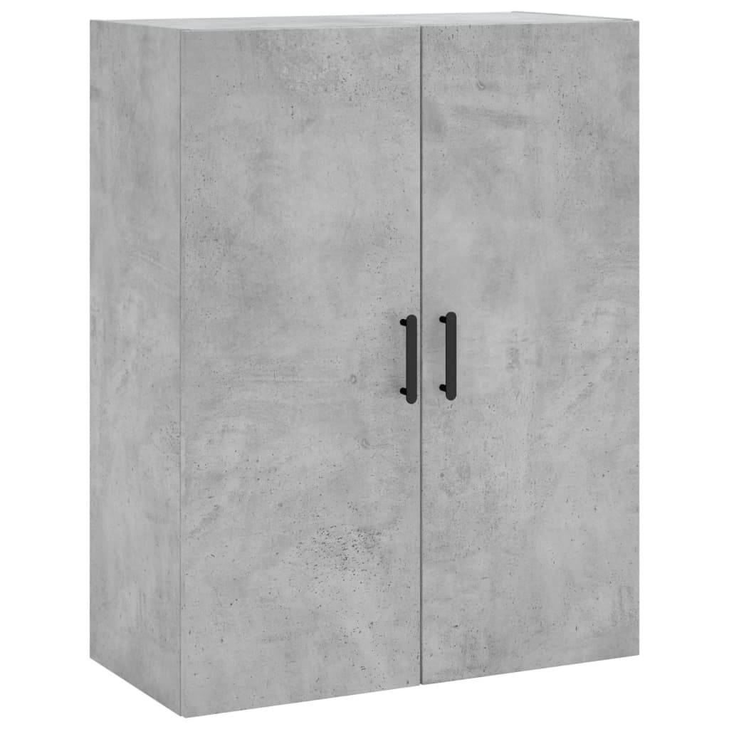Dulap înalt, gri beton, 69,5x34x180, lemn compozit GartenMobel Dekor