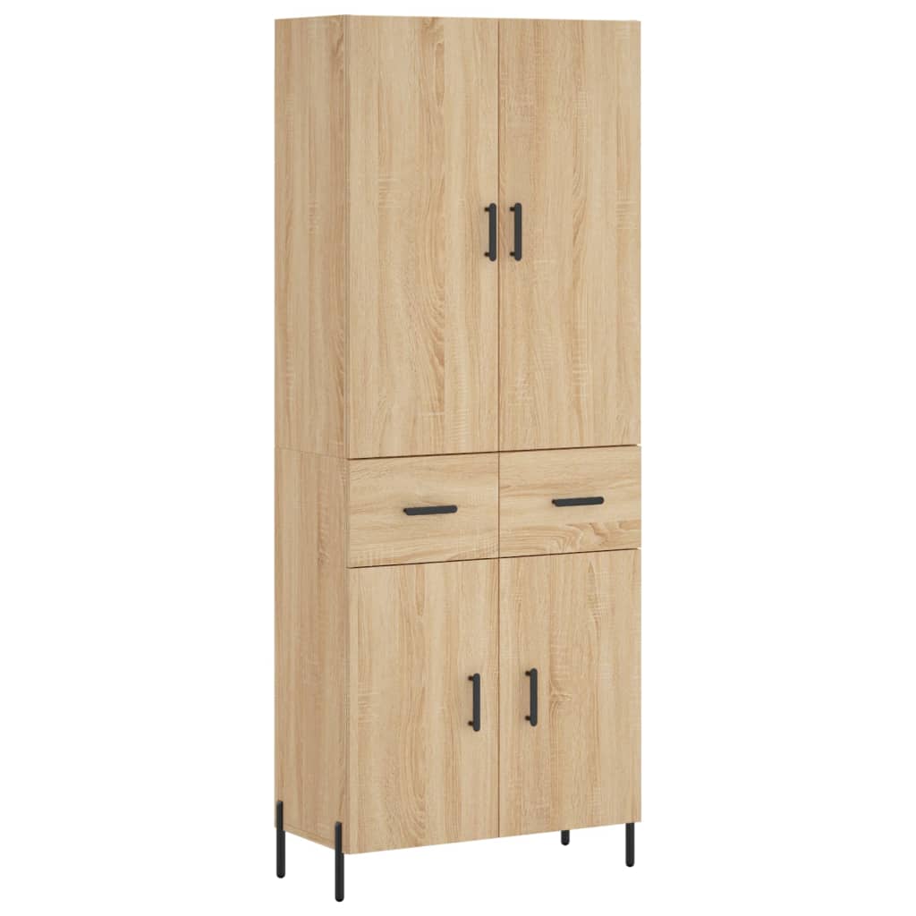 Dulap înalt, stejar sonoma, 69,5x34x180 cm, lemn compozit GartenMobel Dekor