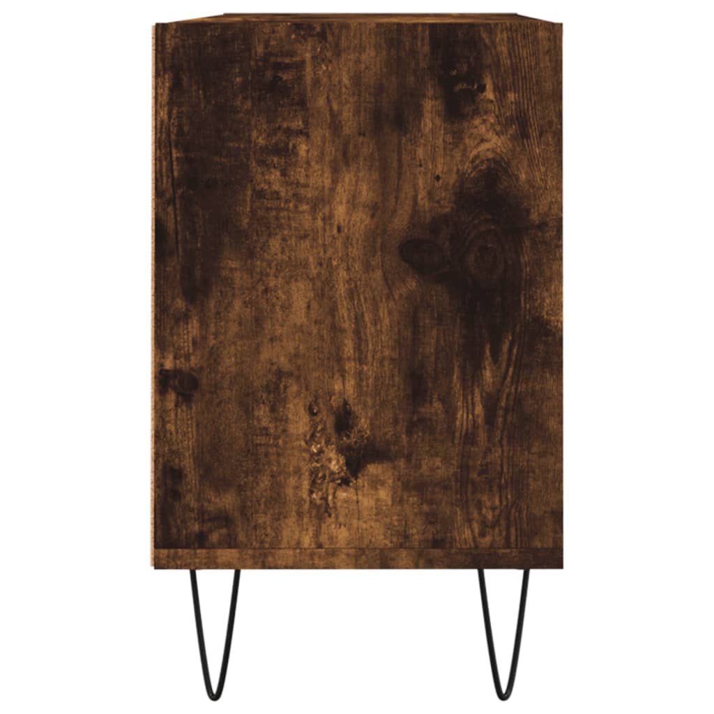 Comodă TV, stejar fumuriu, 103,5x30x50 cm, lemn compozit GartenMobel Dekor