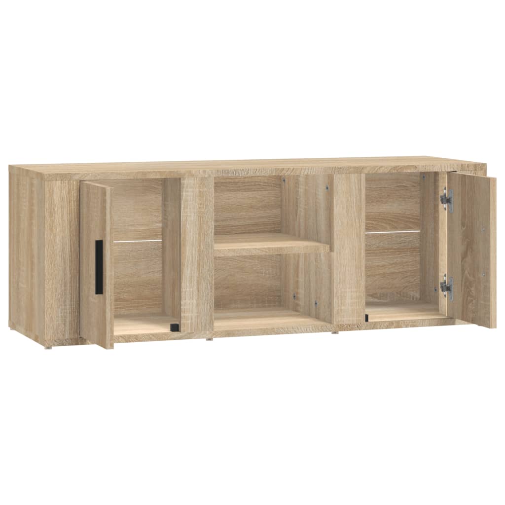 Comodă TV, stejar sonoma, 100x31,5x35 cm, lemn prelucrat GartenMobel Dekor