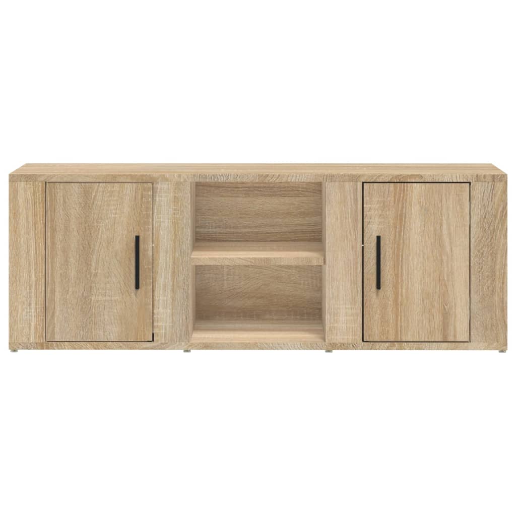 Comodă TV, stejar sonoma, 100x31,5x35 cm, lemn prelucrat GartenMobel Dekor