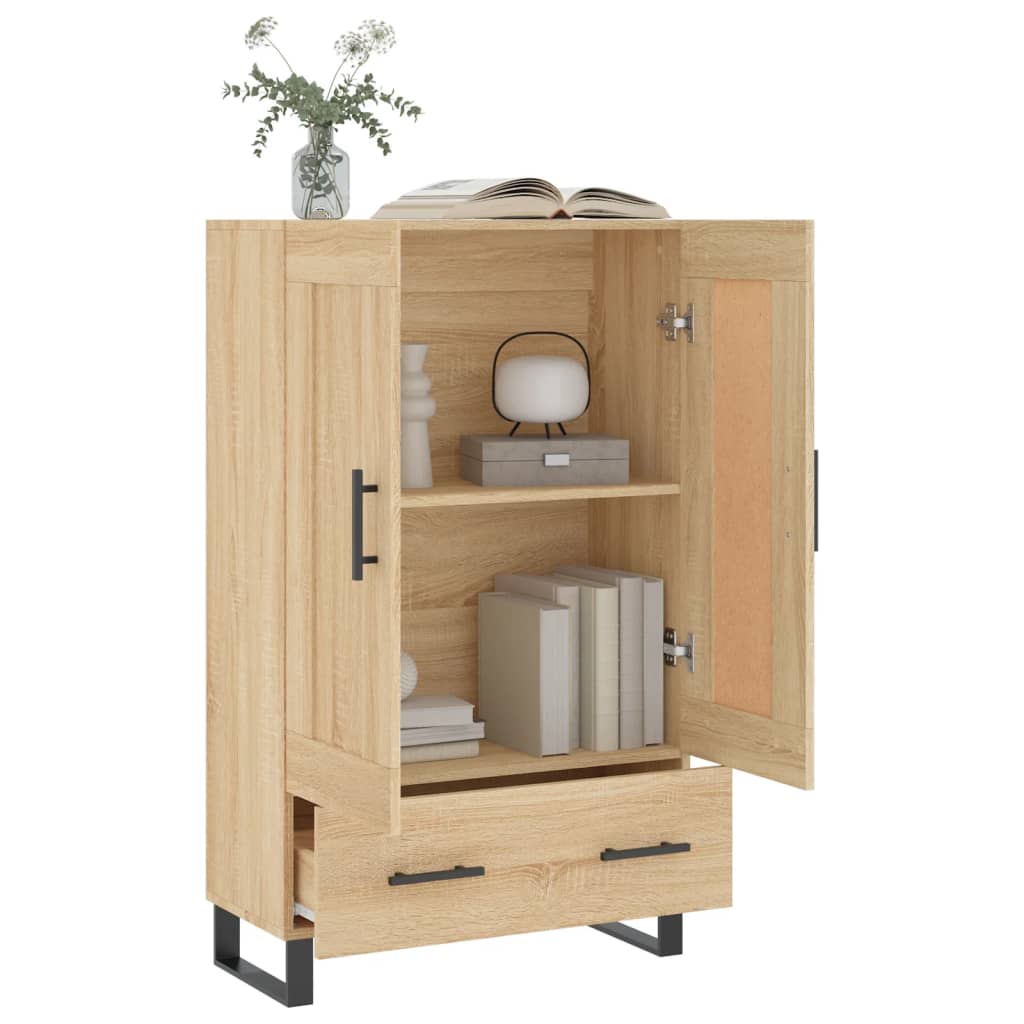 Dulap înalt, stejar Sonoma, 69,5x31x115 cm, lemn prelucrat GartenMobel Dekor