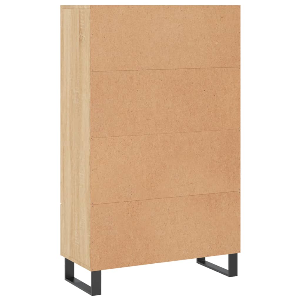 Dulap înalt, stejar Sonoma, 69,5x31x115 cm, lemn prelucrat GartenMobel Dekor