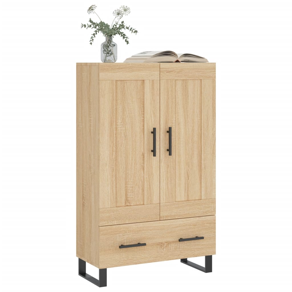 Dulap înalt, stejar Sonoma, 69,5x31x115 cm, lemn prelucrat GartenMobel Dekor