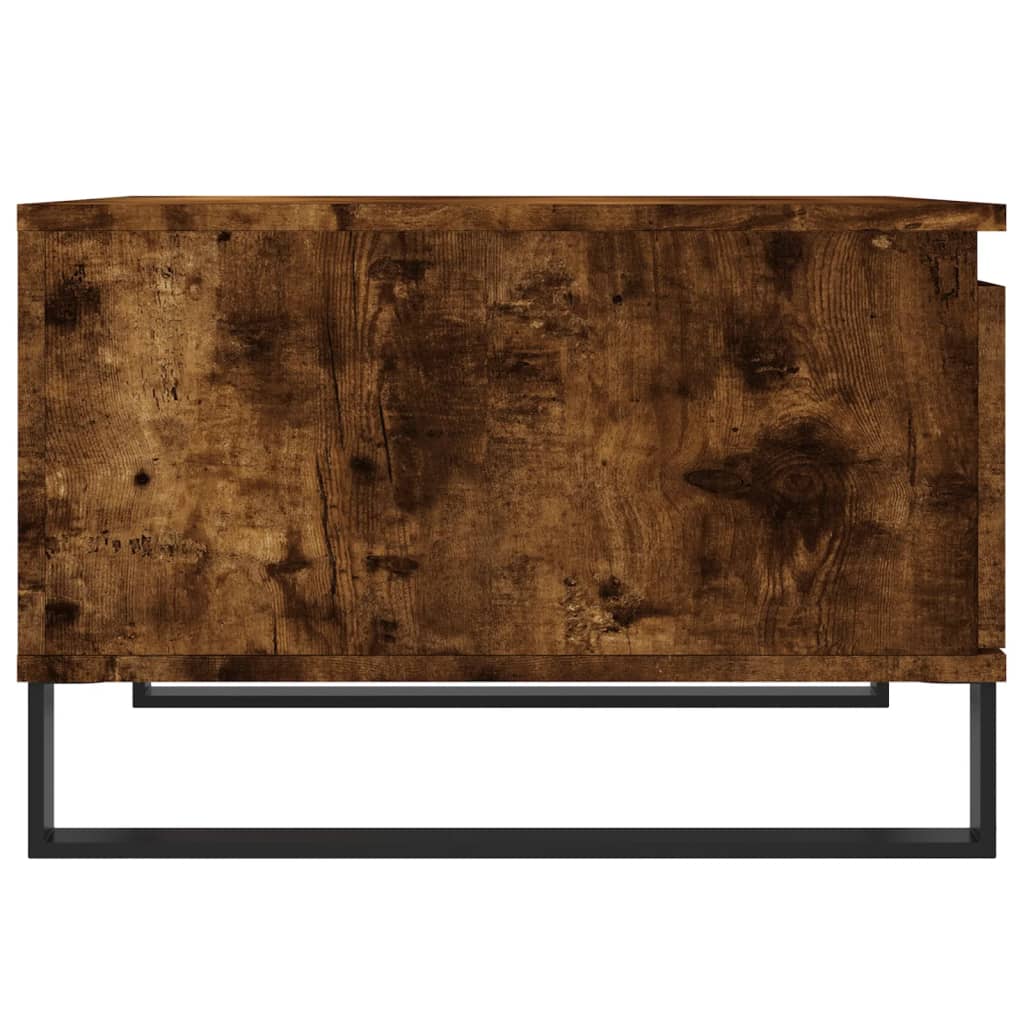 Măsuță de cafea, stejar afumat, 55x55x36,5 cm, lemn prelucrat GartenMobel Dekor