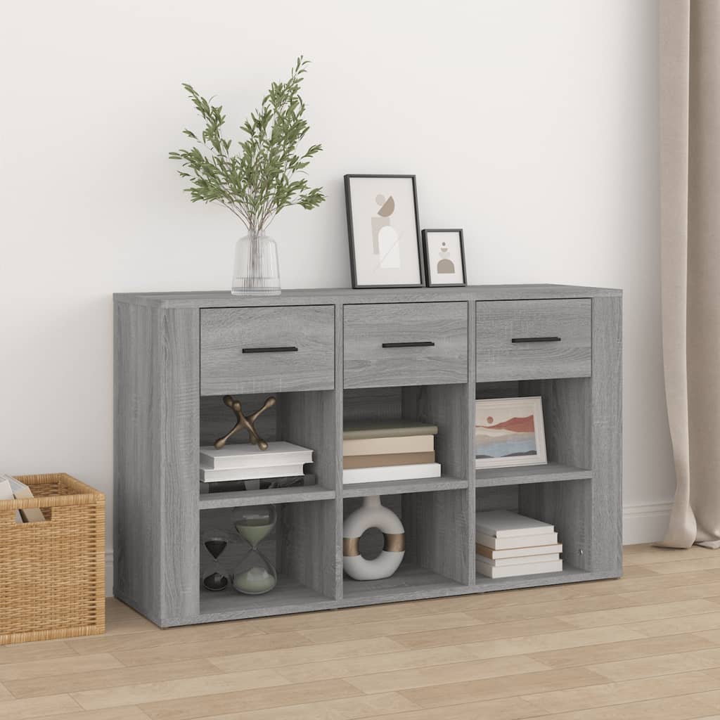 Servantă, gri sonoma, 100x30x59,5 cm, lemn compozit GartenMobel Dekor