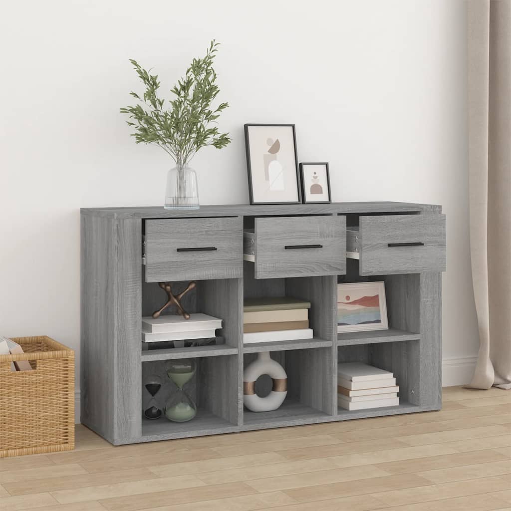 Servantă, gri sonoma, 100x30x59,5 cm, lemn compozit GartenMobel Dekor