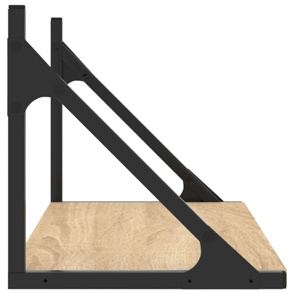 Dulapuri de perete, 2 buc., stejar sonoma, 60x25x25,5 cm, lemn GartenMobel Dekor