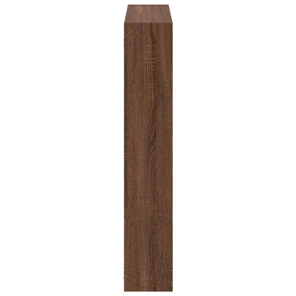 Raft cubic perete 12 compartimente stejar maro lemn prelucrat GartenMobel Dekor