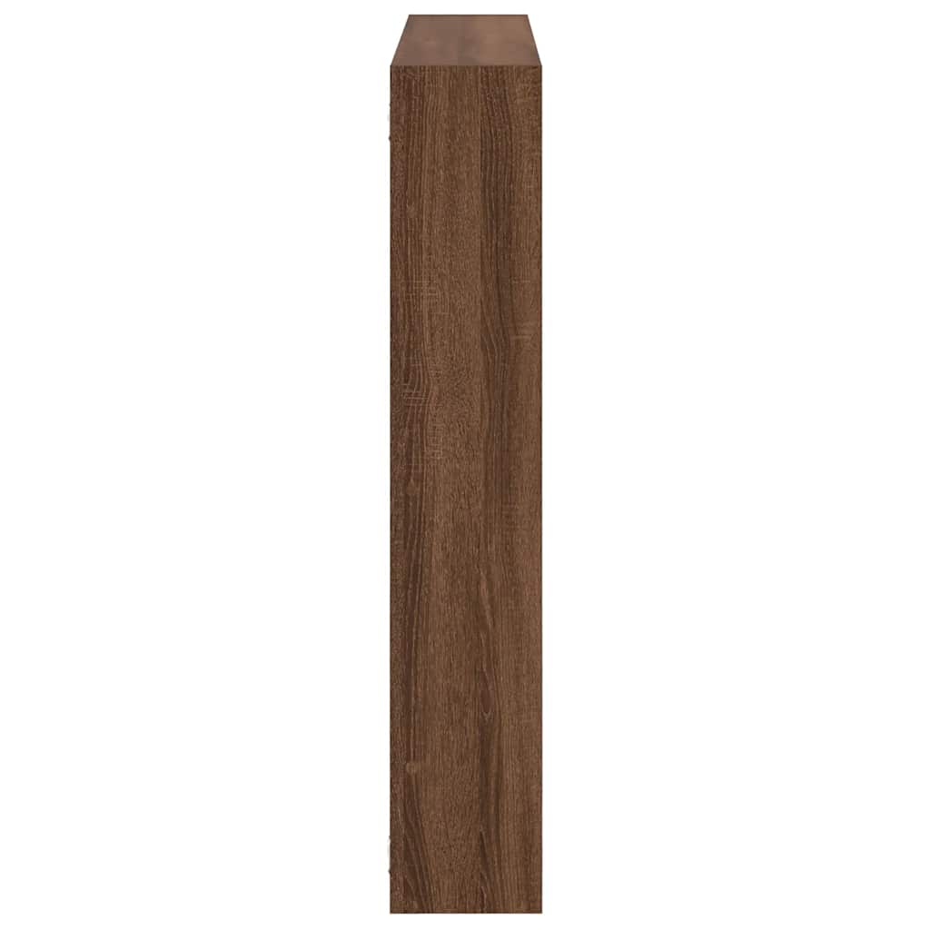 Raft cubic perete 7 compartimente stejar maro lemn prelucrat GartenMobel Dekor
