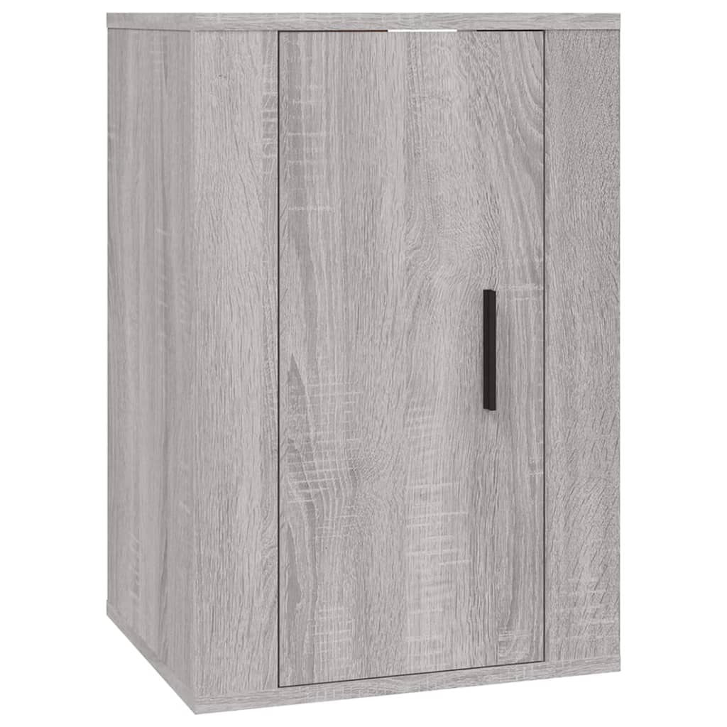 Set dulap TV, 3 piese, gri sonoma, lemn prelucrat GartenMobel Dekor