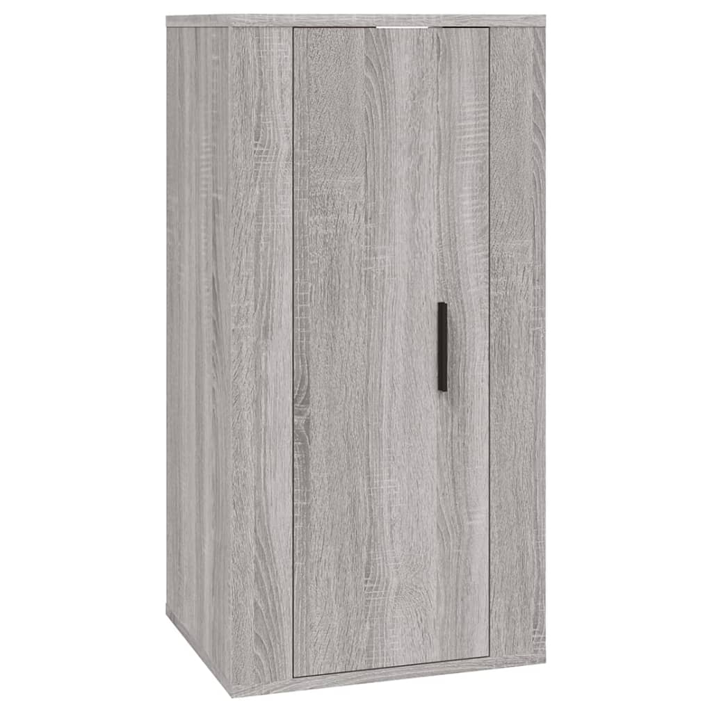 Set dulapuri TV, 2 piese, gri sonoma, lemn prelucrat GartenMobel Dekor
