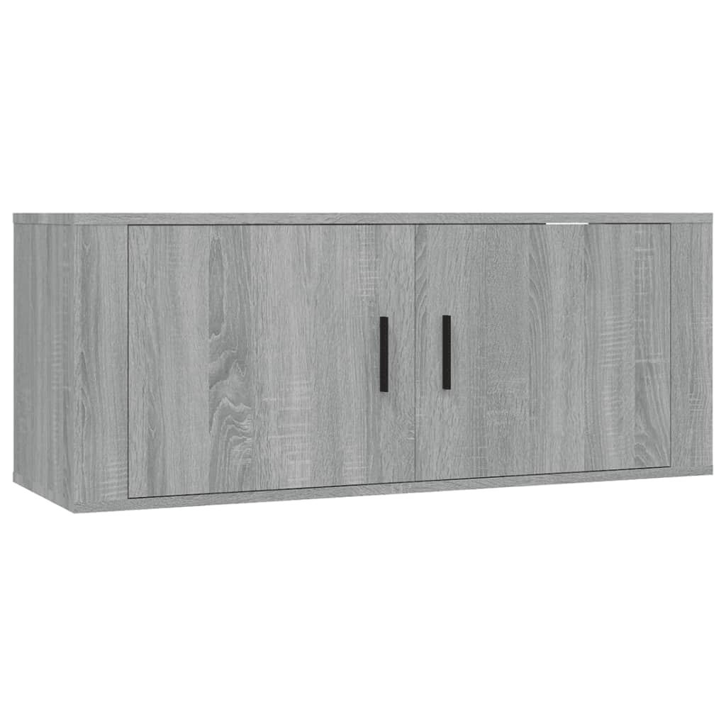 Set dulapuri TV, 4 piese, gri sonoma, lemn prelucrat GartenMobel Dekor