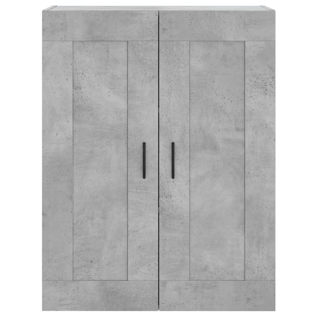 Dulap înalt, gri beton, 69,5x34x180, lemn compozit GartenMobel Dekor
