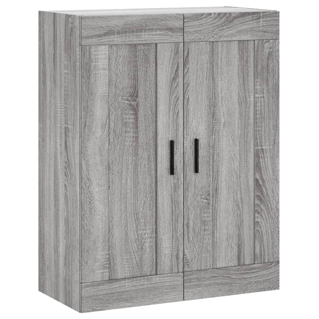 Dulap înalt, gri sonoma, 69,5x34x180 cm, lemn compozit GartenMobel Dekor
