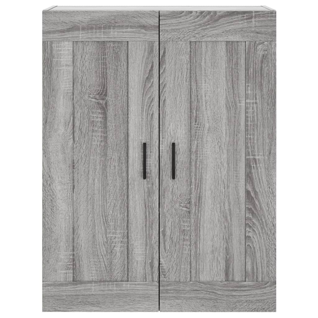 Dulap înalt, gri sonoma, 69,5x34x180 cm, lemn compozit GartenMobel Dekor