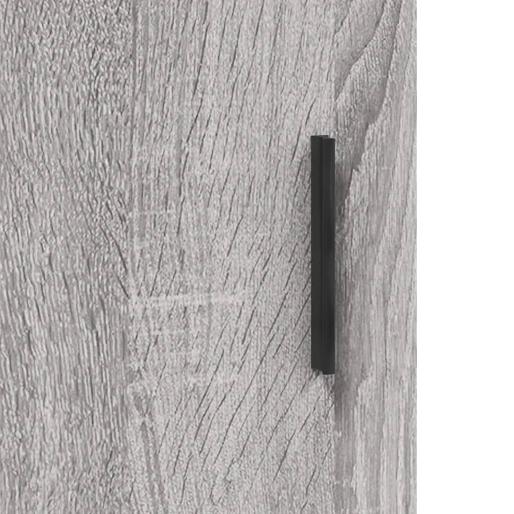 Dulap înalt, gri sonoma, 69,5x34x180 cm, lemn compozit GartenMobel Dekor