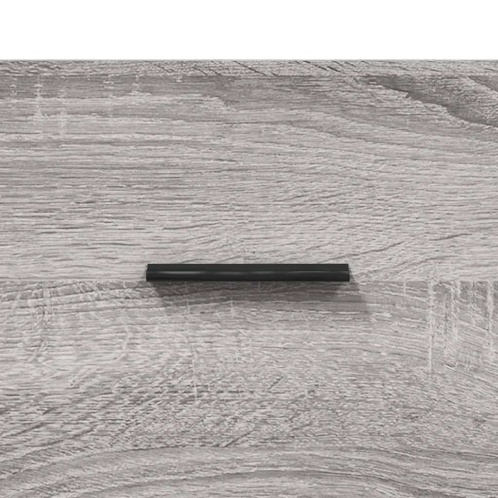 Dulap înalt, gri sonoma, 69,5x34x180 cm, lemn compozit GartenMobel Dekor