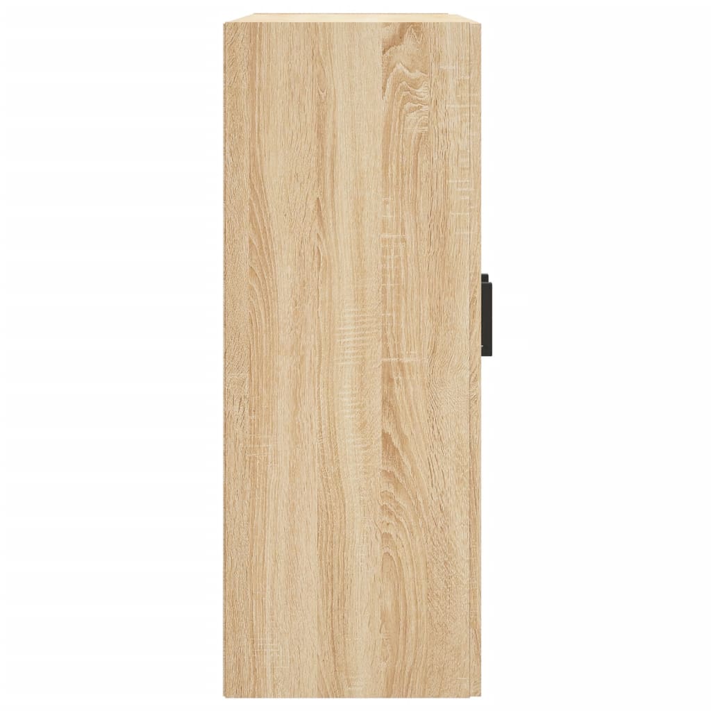 Dulap TV pe perete stejar sonoma, 69,5x34x90 cm, lemn prelucrat GartenMobel Dekor