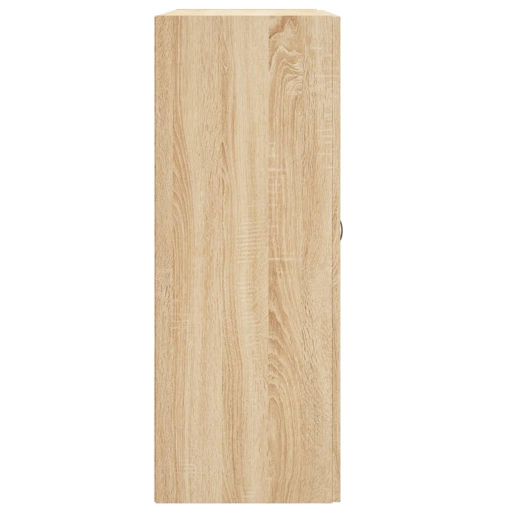 Dulap TV pe perete stejar sonoma, 69,5x34x90 cm, lemn prelucrat GartenMobel Dekor