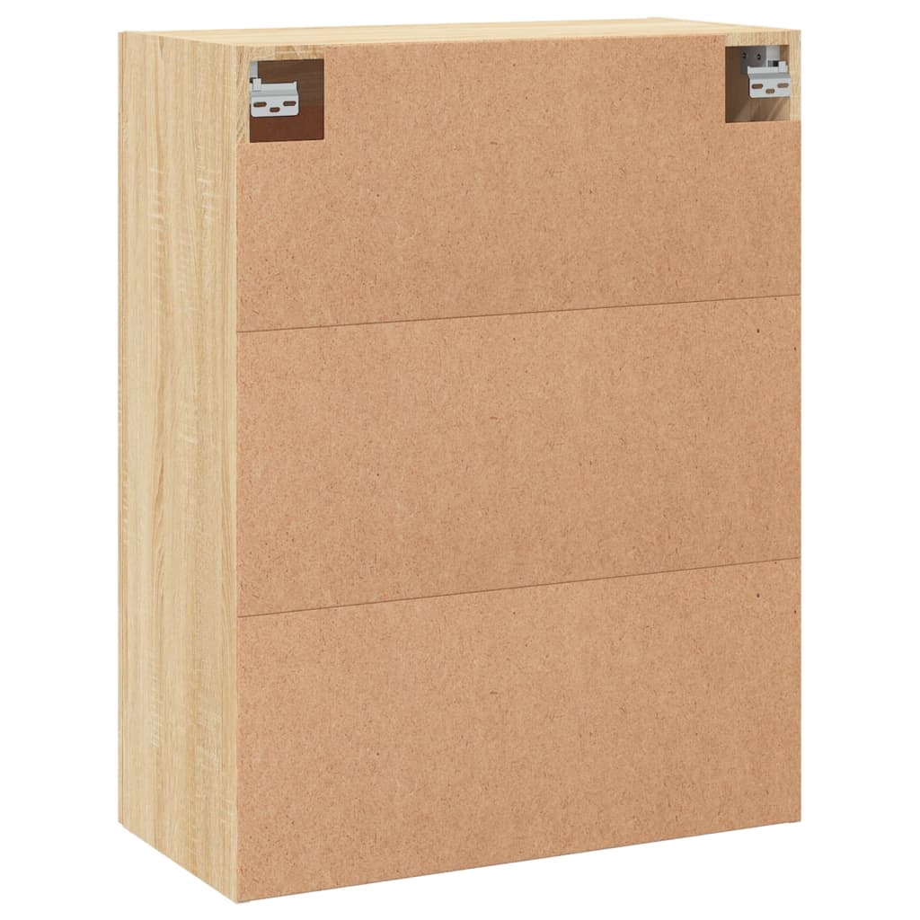 Dulap TV pe perete stejar sonoma, 69,5x34x90 cm, lemn prelucrat GartenMobel Dekor