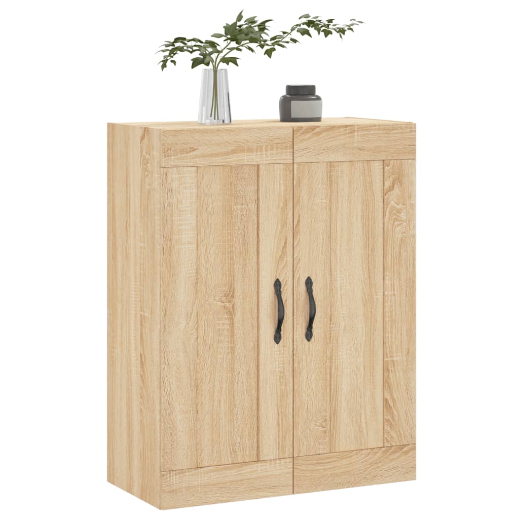 Dulap TV pe perete stejar sonoma, 69,5x34x90 cm, lemn prelucrat GartenMobel Dekor