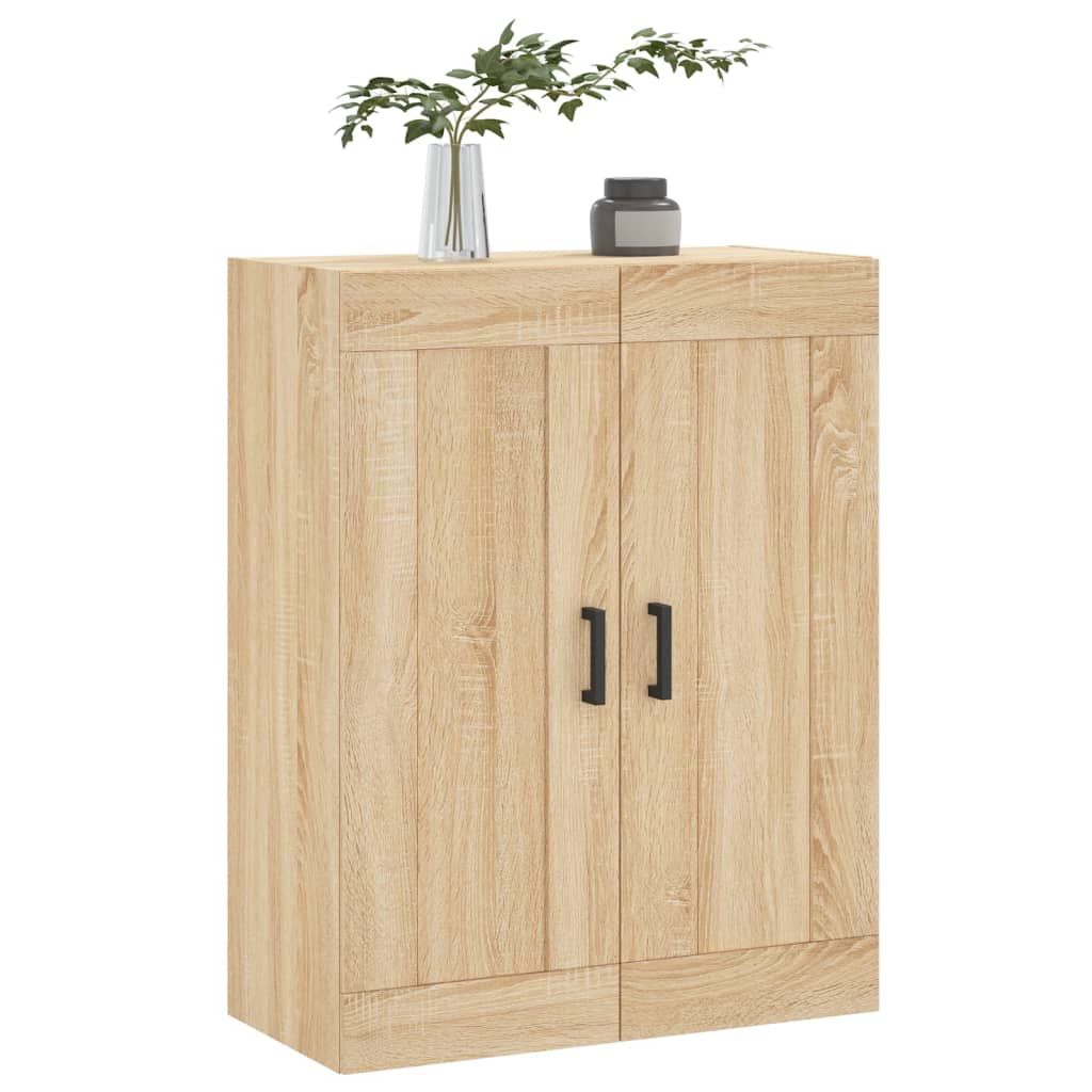 Dulap TV pe perete stejar sonoma, 69,5x34x90 cm, lemn prelucrat GartenMobel Dekor