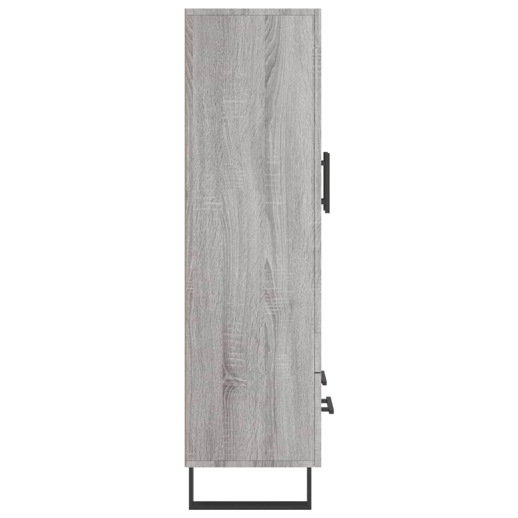 Dulap gri Sonoma 69,5x31x115 cm, lemn prelucrat GartenMobel Dekor