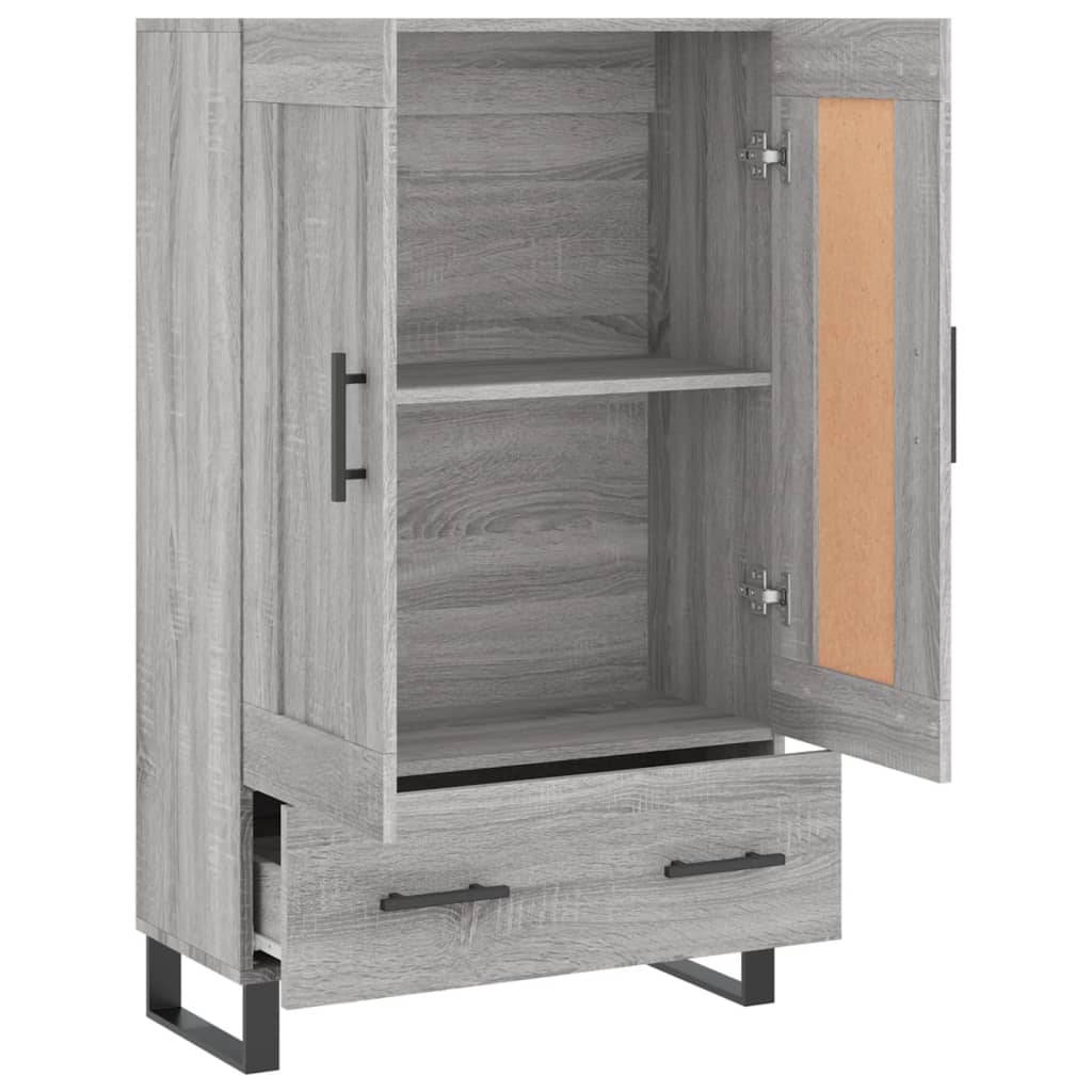 Dulap gri Sonoma 69,5x31x115 cm, lemn prelucrat GartenMobel Dekor