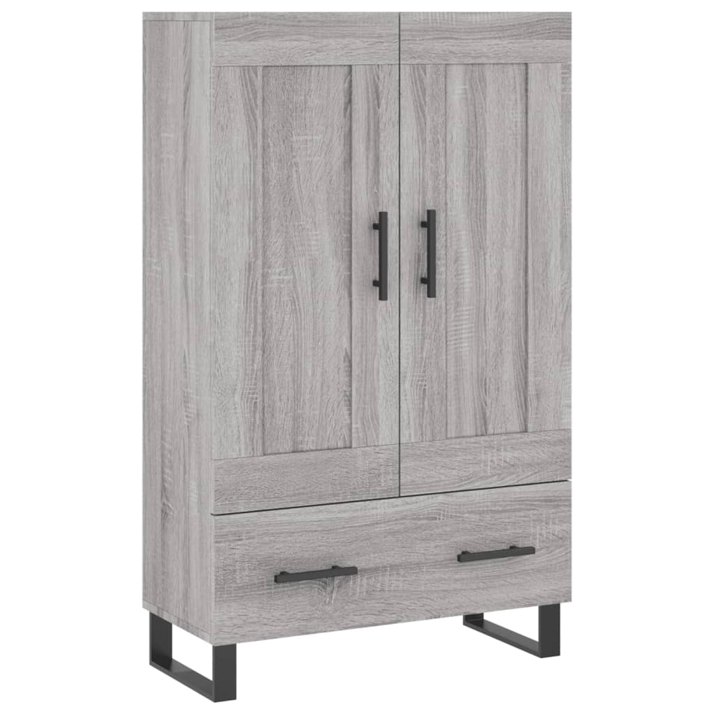 Dulap gri Sonoma 69,5x31x115 cm, lemn prelucrat GartenMobel Dekor