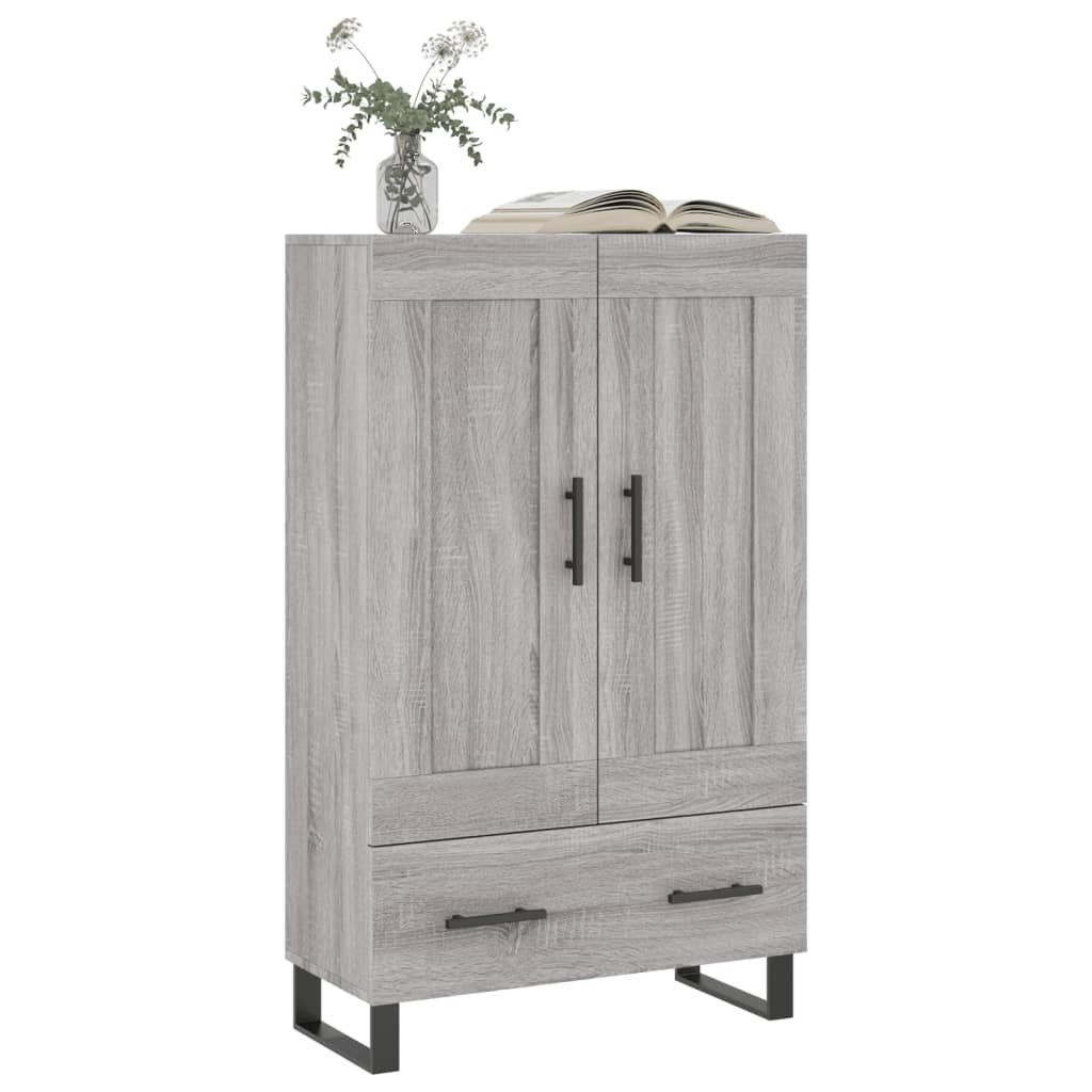 Dulap gri Sonoma 69,5x31x115 cm, lemn prelucrat GartenMobel Dekor