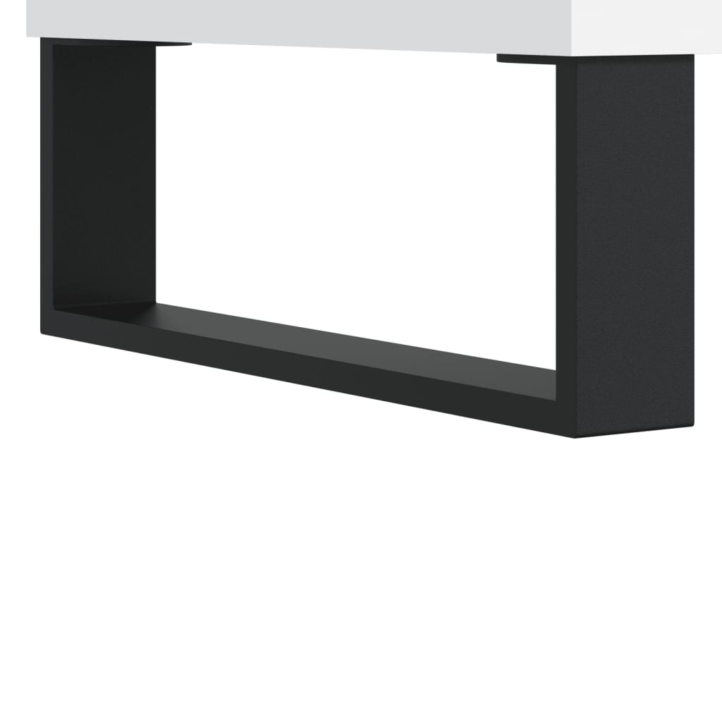 Dulap înalt, alb, 69,5x31x115 cm, lemn prelucrat GartenMobel Dekor