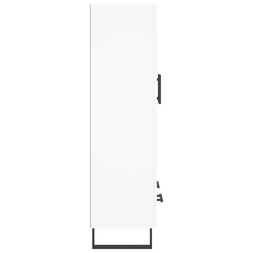 Dulap înalt, alb, 69,5x31x115 cm, lemn prelucrat GartenMobel Dekor