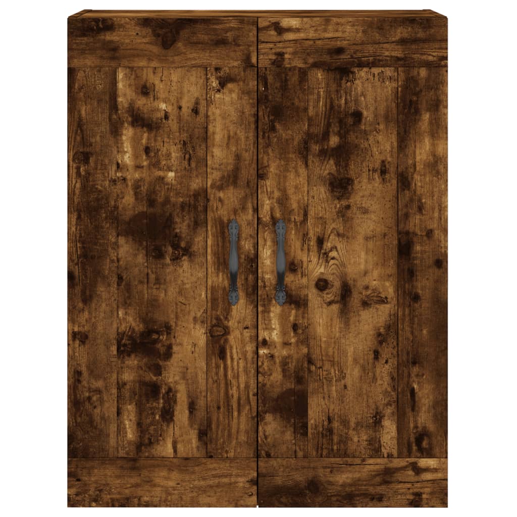 Dulap pe perete, stejar afumat, 69,5x34x90 cm, lemn prelucrat GartenMobel Dekor