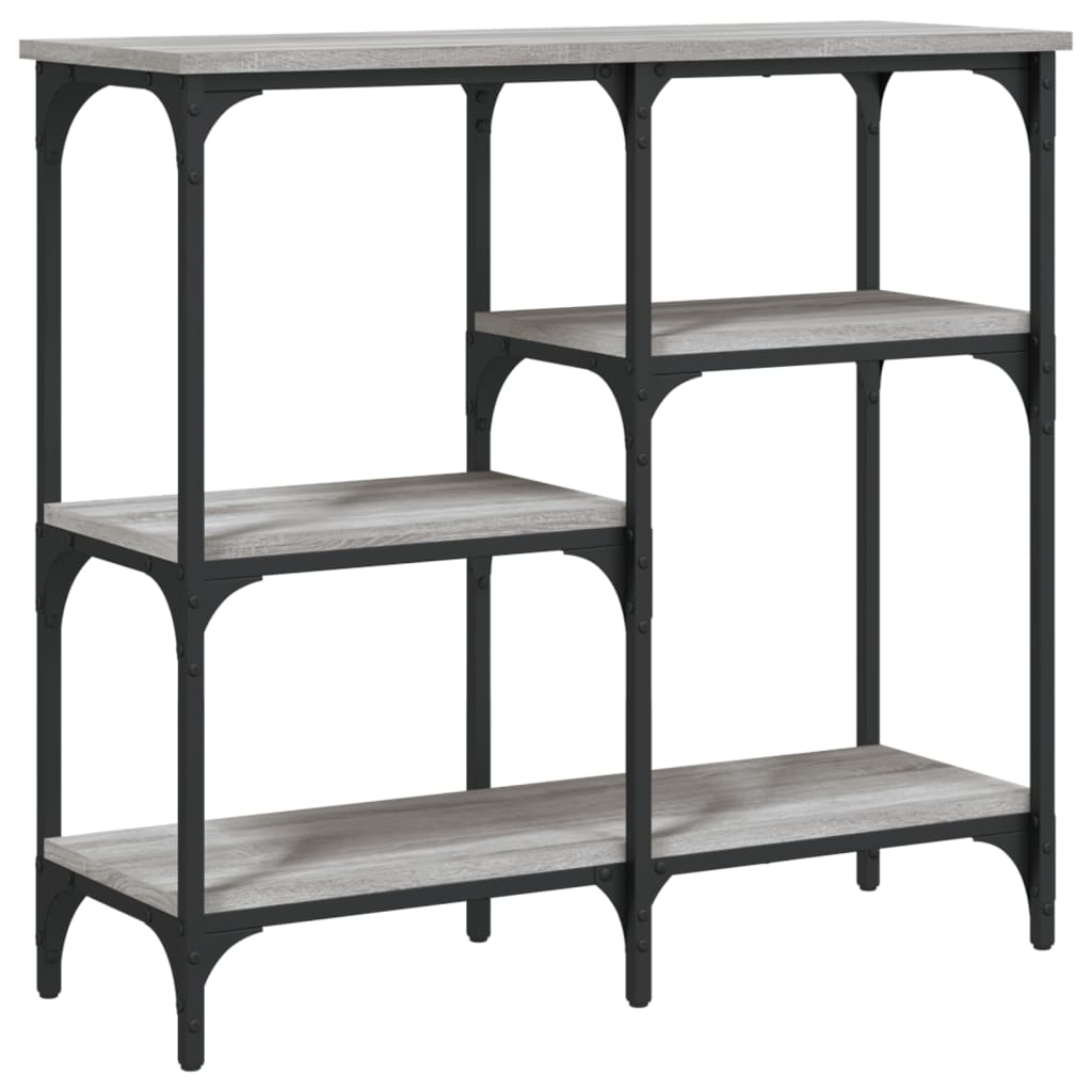 Măsuță consolă, gri sonoma, 80x29x75 cm, lemn prelucrat GartenMobel Dekor