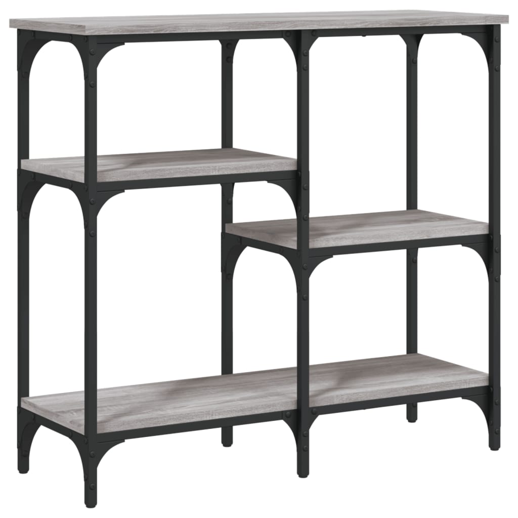 Măsuță consolă, gri sonoma, 80x29x75 cm, lemn prelucrat GartenMobel Dekor