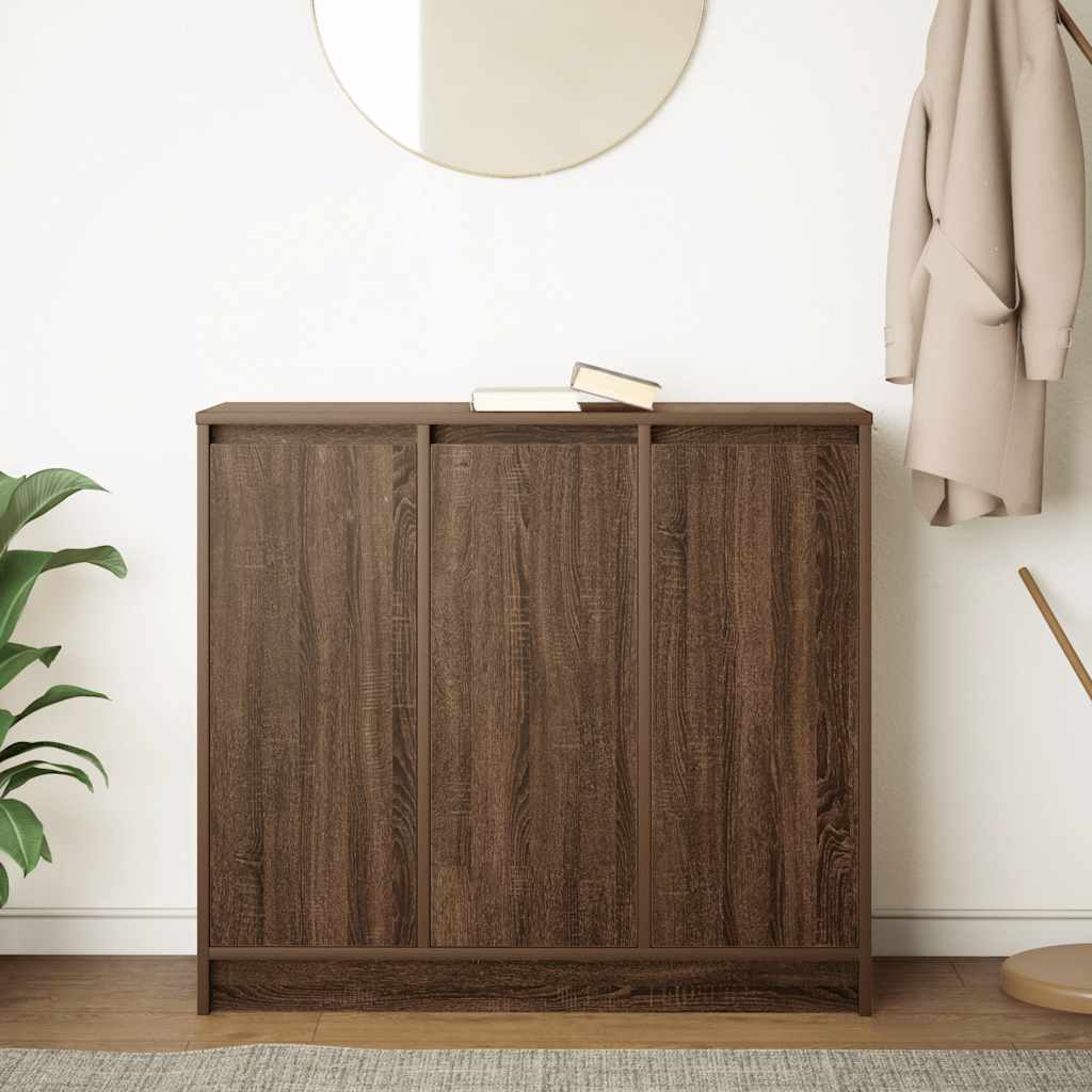 Bufetă Stejar maro 85x34x76 cm Lemn prelucrat GartenMobel Dekor