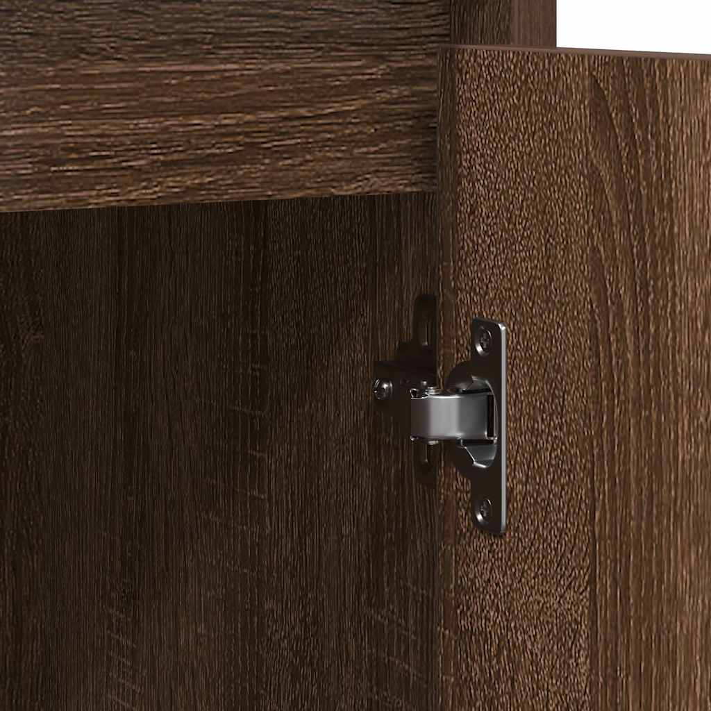 Bufetă Stejar maro 85x34x76 cm Lemn prelucrat GartenMobel Dekor