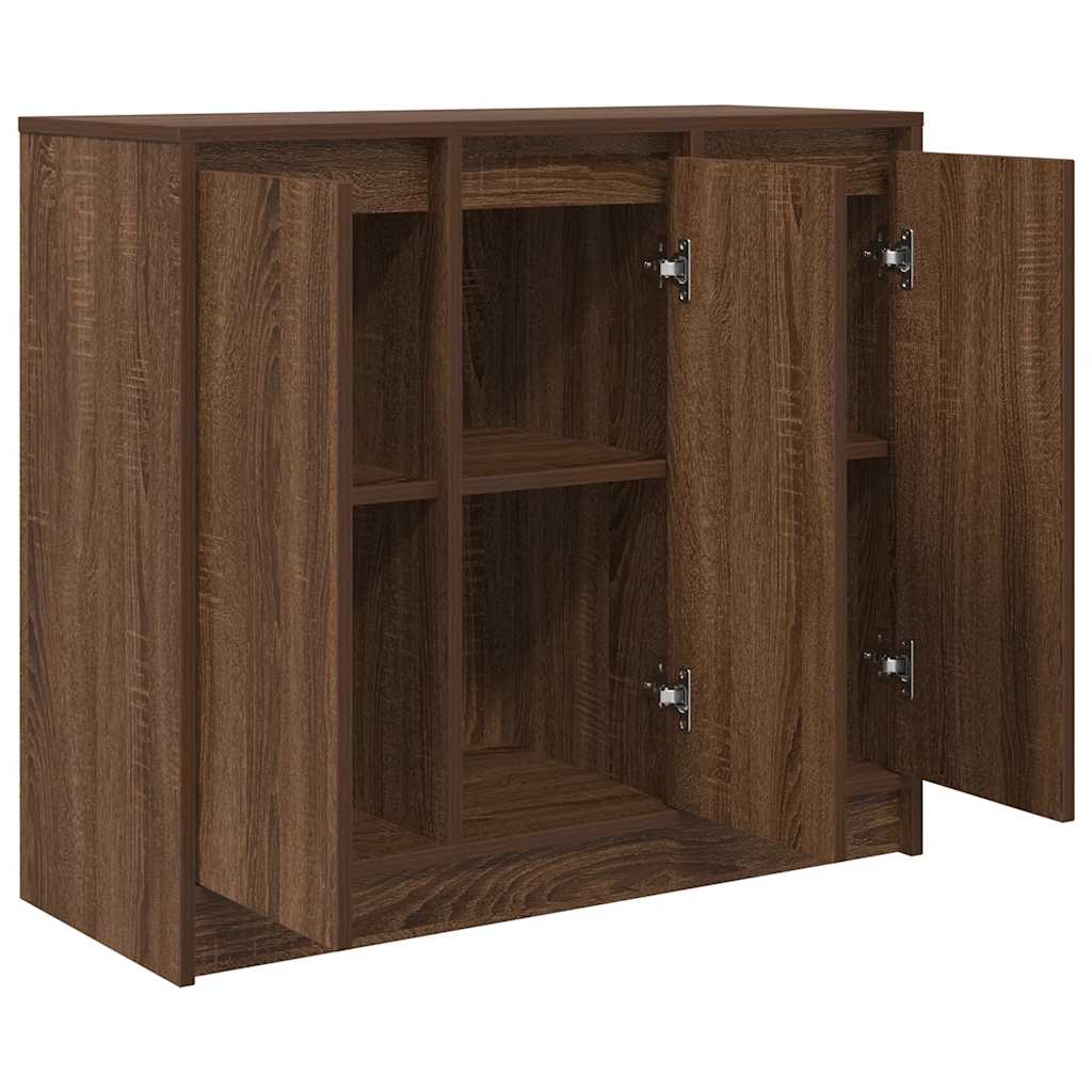Bufetă Stejar maro 85x34x76 cm Lemn prelucrat GartenMobel Dekor