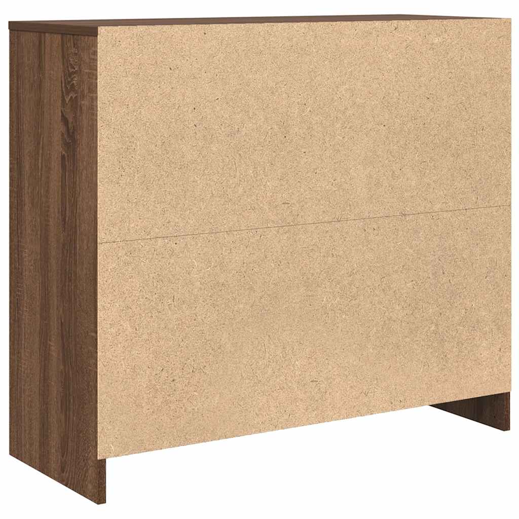 Bufetă Stejar maro 85x34x76 cm Lemn prelucrat GartenMobel Dekor