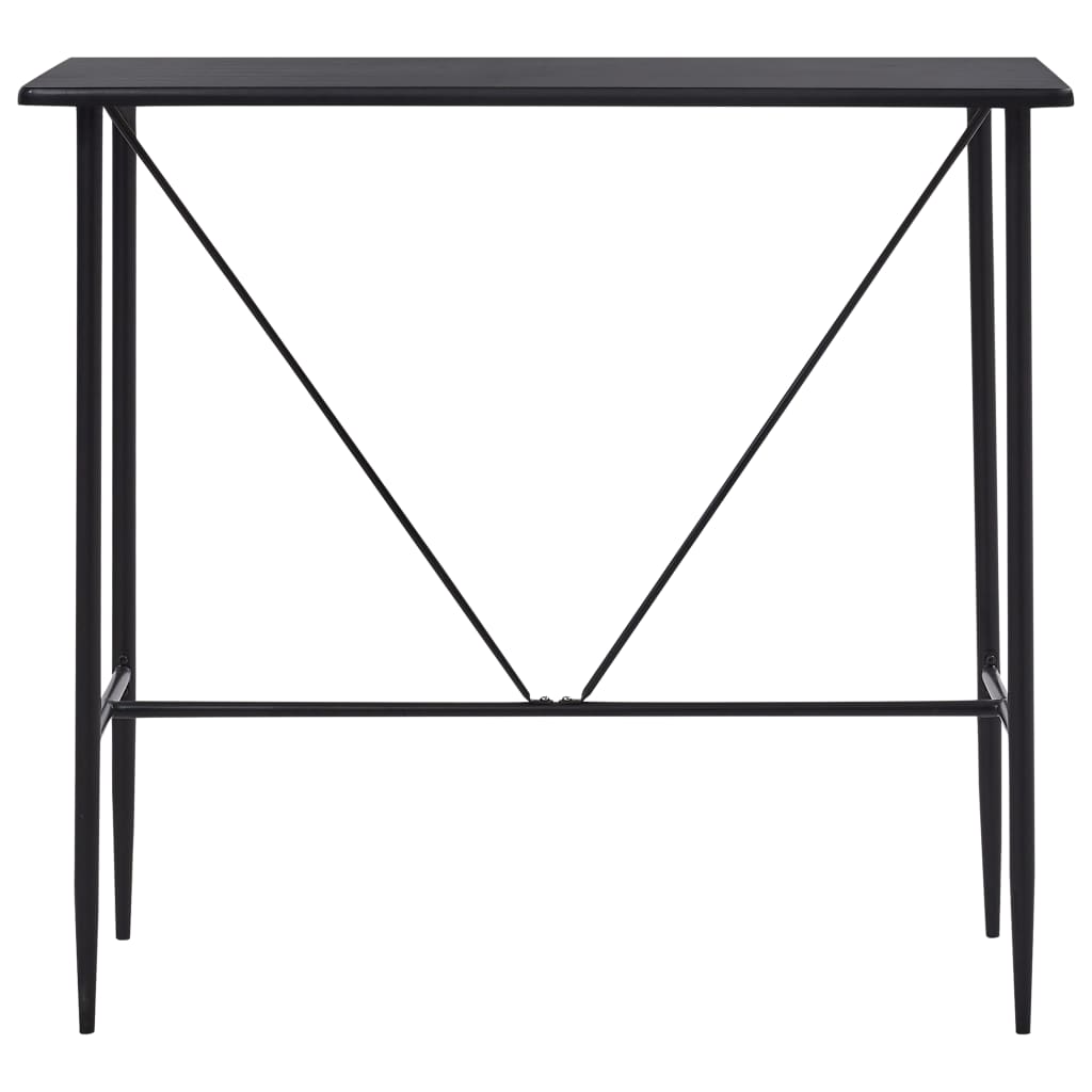 Set mobilier de bar, 5 piese, gri închis, material textil GartenMobel Dekor