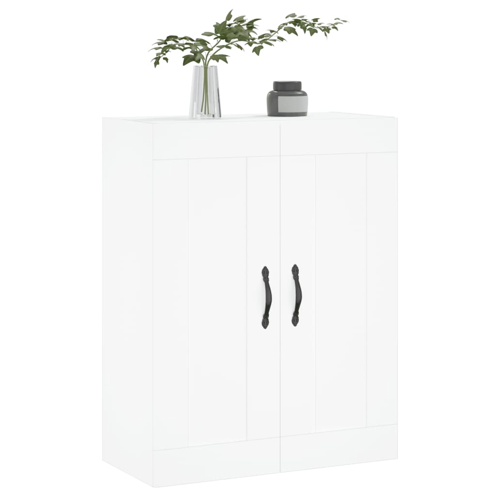 Dulap montat pe perete, alb, 69,5x34x90 cm, lemn prelucrat GartenMobel Dekor