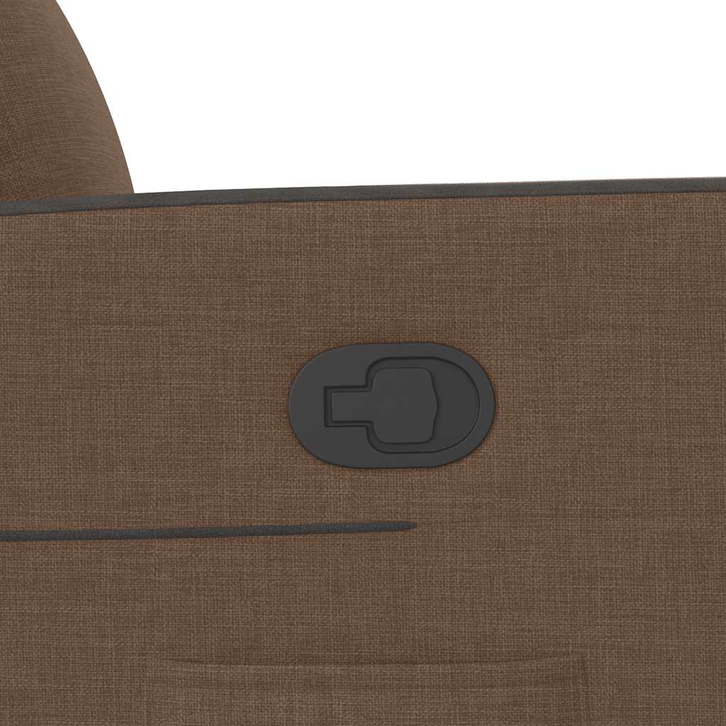 Fotoliu rabatabil, maro, material textil GartenMobel Dekor