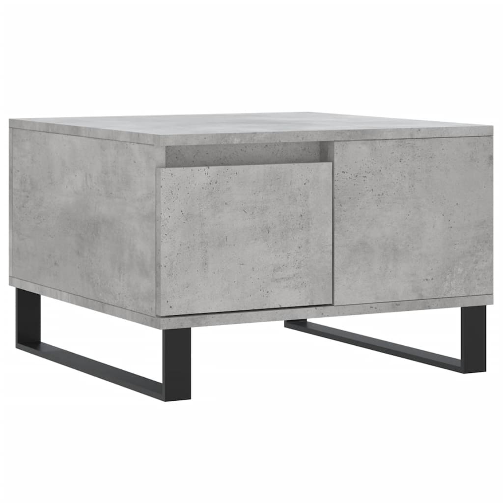 Măsuță de cafea, gri beton, 55x55x36,5 cm, lemn prelucrat GartenMobel Dekor
