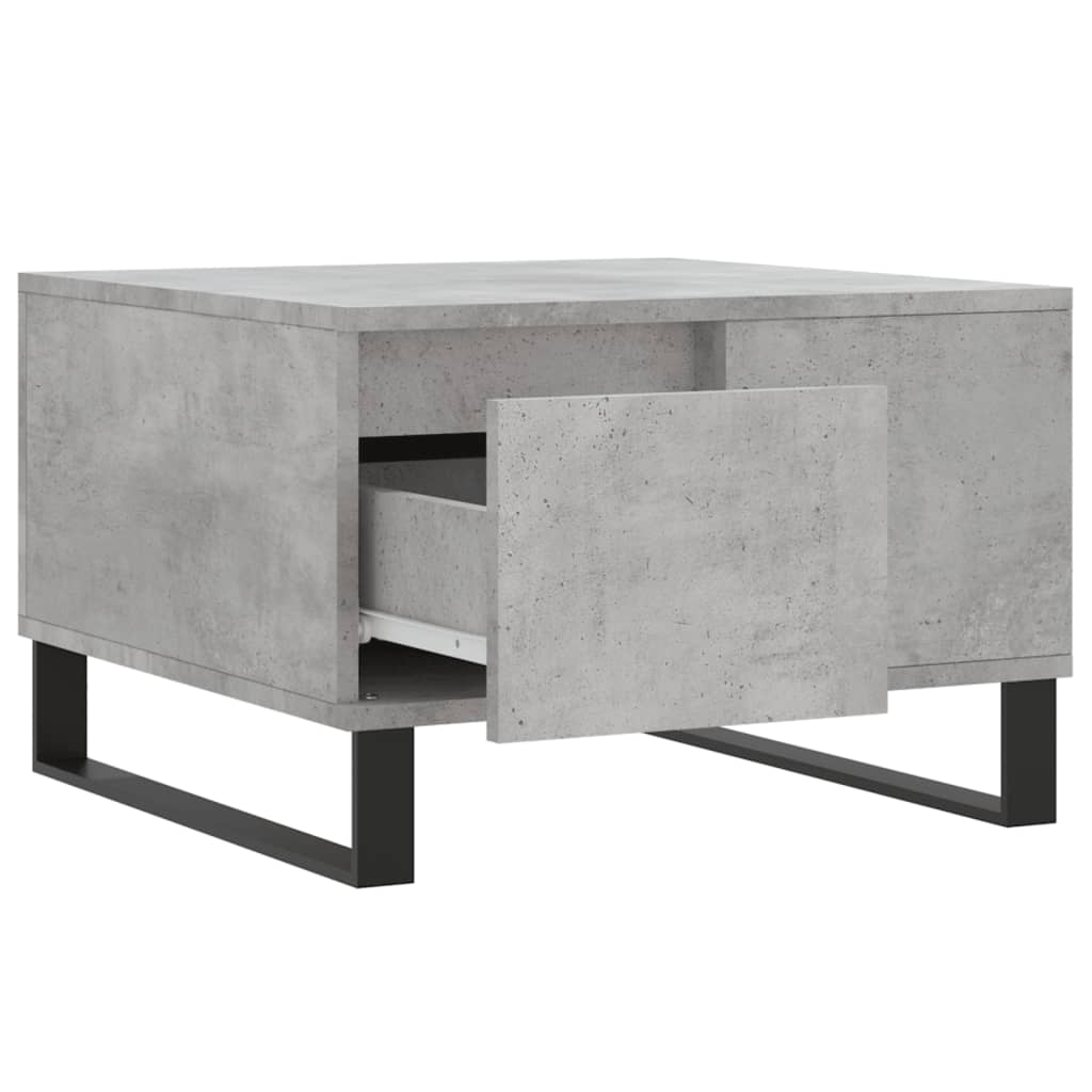 Măsuță de cafea, gri beton, 55x55x36,5 cm, lemn prelucrat GartenMobel Dekor