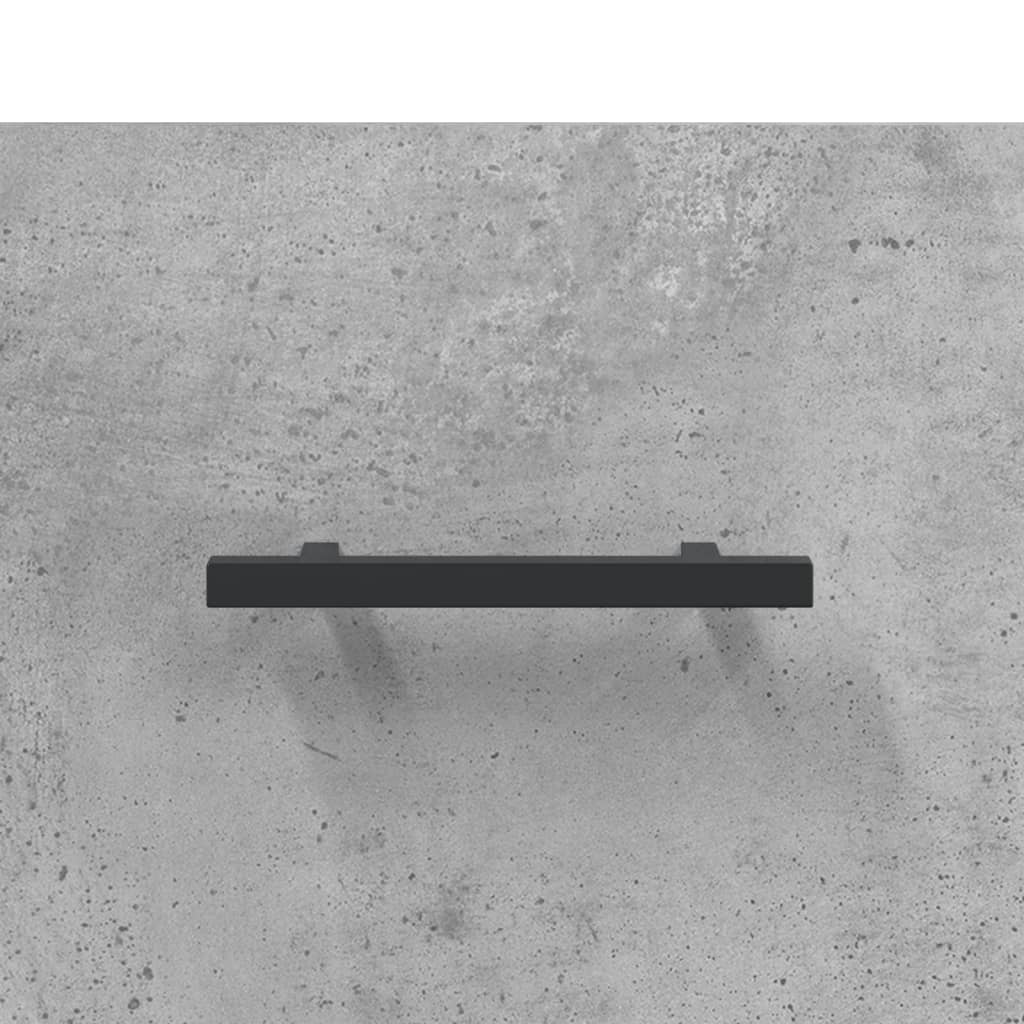 Servantă, gri beton, 69,5x34x90 cm, lemn compozit GartenMobel Dekor