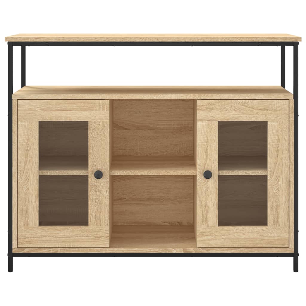 Servantă, stejar sonoma, 100x35x80 cm, lemn prelucrat GartenMobel Dekor