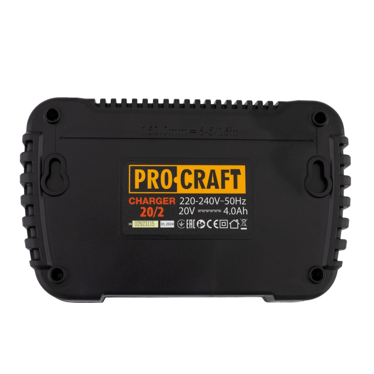 20/2 incarcator rapid pentru 2 Acumulatori Procraft Innovative ReliableTools